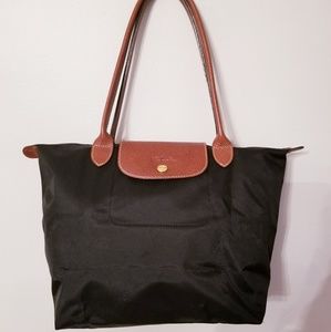 Small Longchamp nylon tote bag